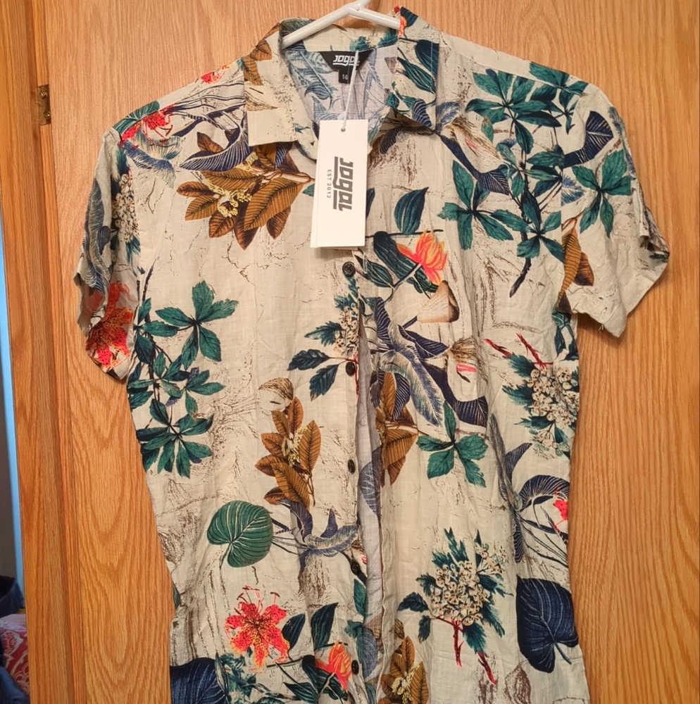 jogal new with tags Hawaiian shirt size xxl